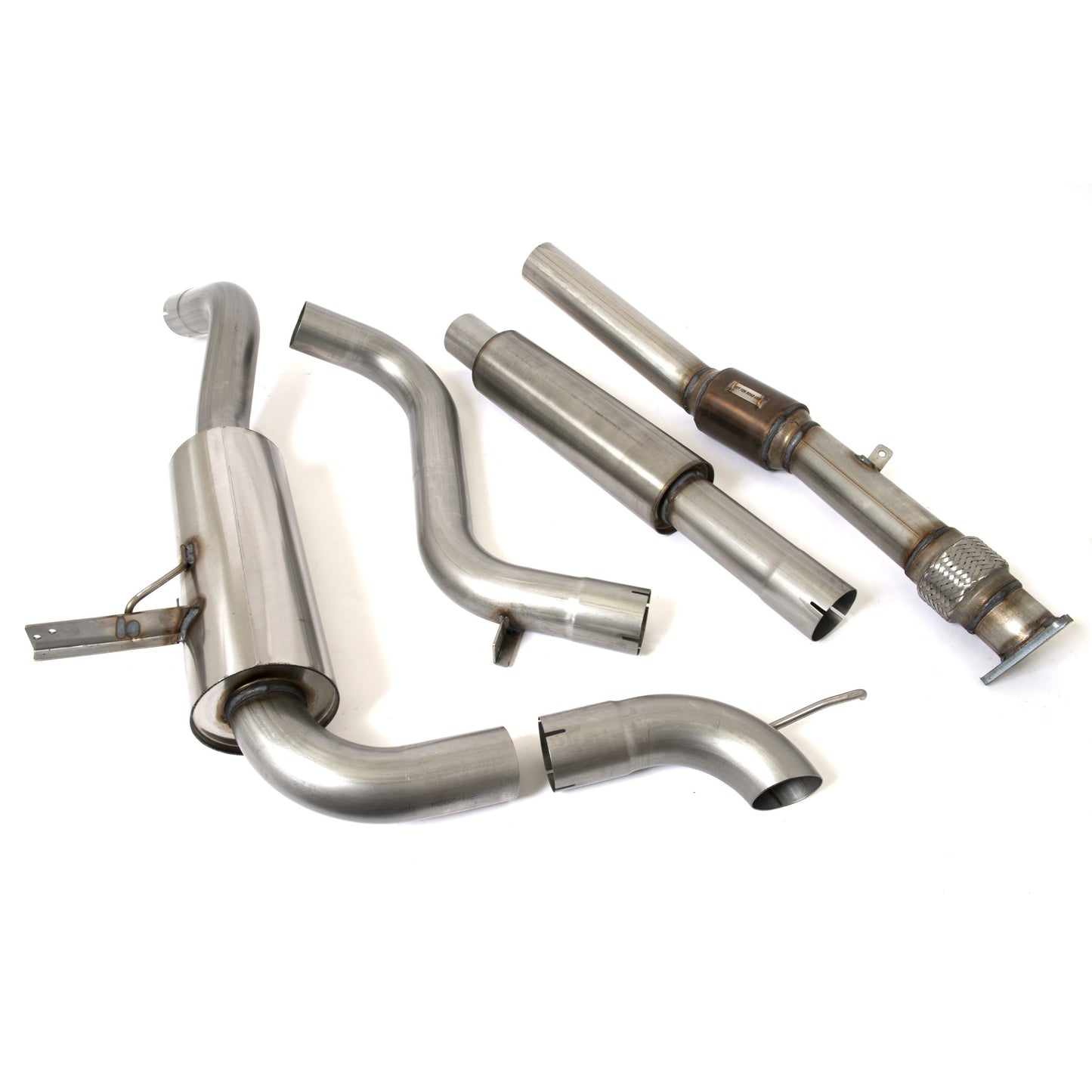 Piper Exhausts Renault Megane 3 RS CUP & TROPHY WITH SPORTS CAT - 2 Silencer System - TMC Motorsport