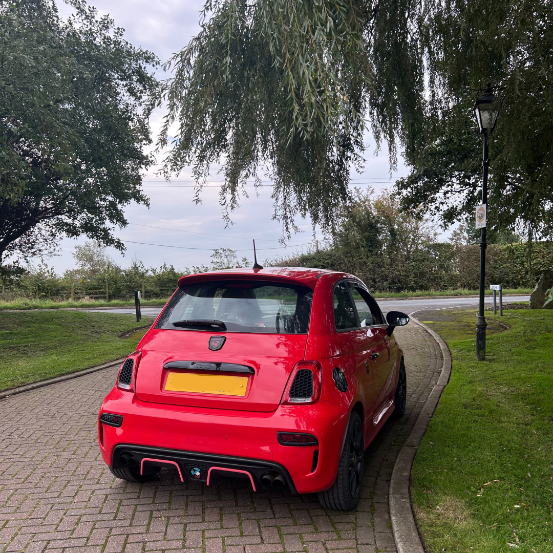 Abarth 595/695 Rear Reflectors & Taillights Honeycomb Inserts / Louvers By Car Sketch - TMC Motorsport