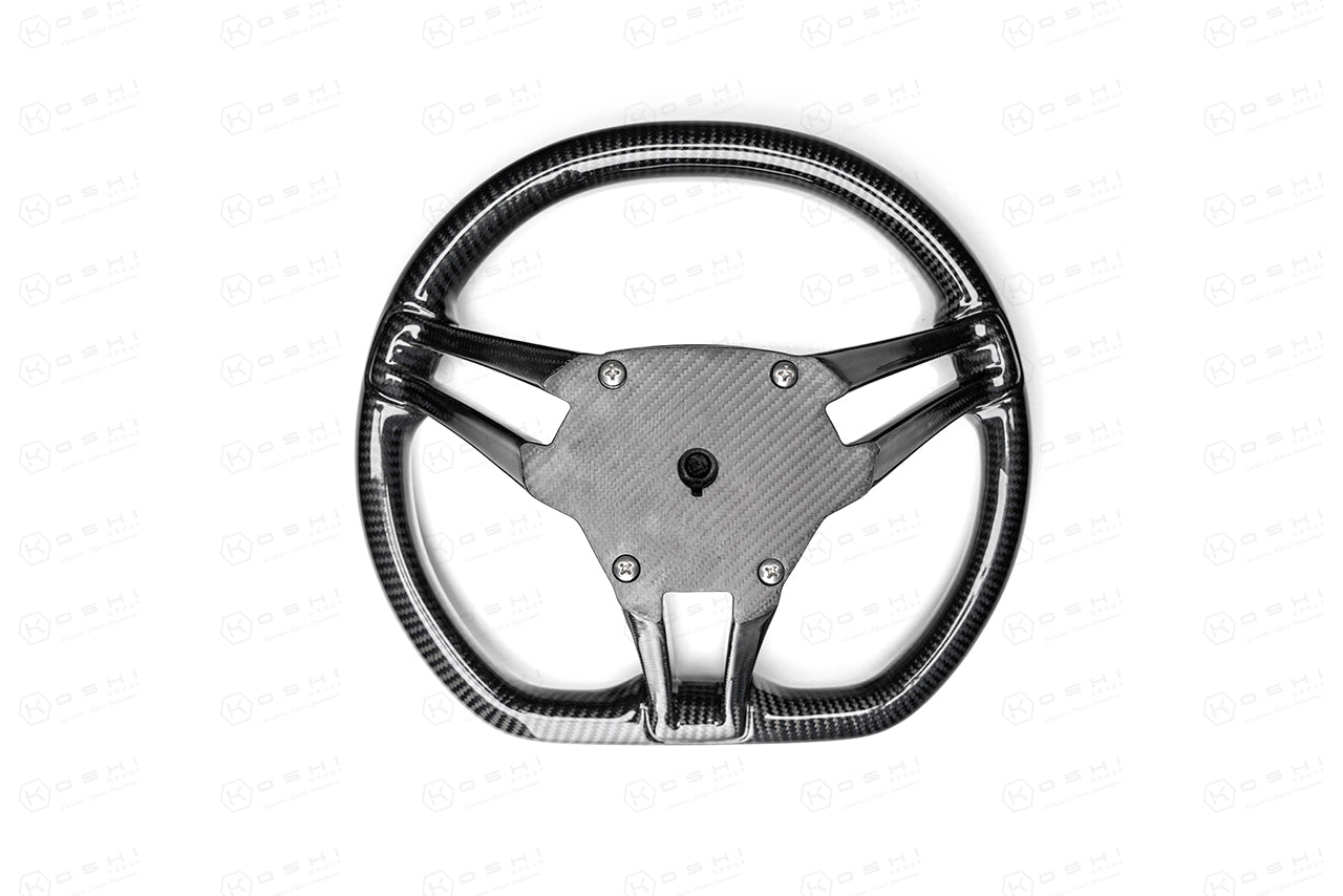 Carbon Fiber 3-Spoke Steering Wheel – KOSHI Design - Carbon Fibre