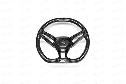 Carbon Fiber 3-Spoke Steering Wheel – KOSHI Design - Carbon Fibre