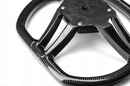 Carbon Fiber 3-Spoke Steering Wheel – KOSHI Design - Carbon Fibre