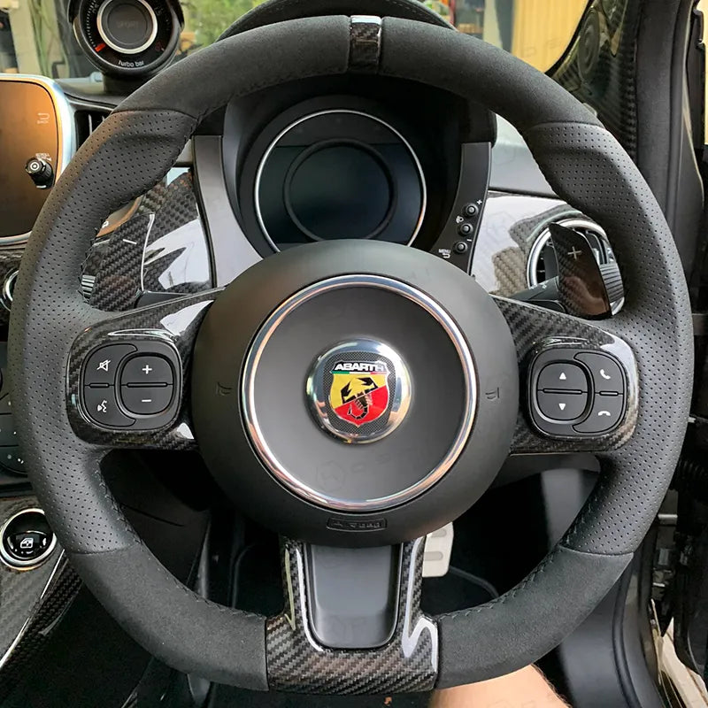 Abarth 500 / 595 / 695 Paddle Shifters - Carbon Fibre - TMC Motorsport