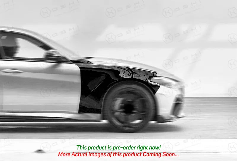 Alfa Romeo Giulia GTAm Style Front Side Fender Set - Carbon Fibre - TMC Motorsport
