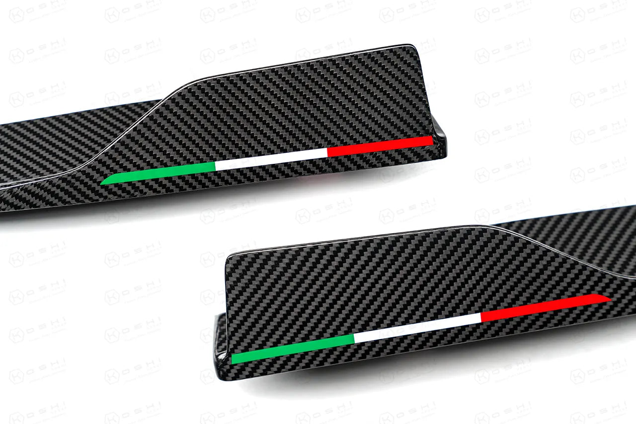 Alfa Romeo Giulia QV Shark Fin Side Skirts - Carbon Fibre - TMC Motorsport
