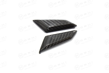 Ducati Panigale V4 S Mirror Block Off Plates Cover - Carbon Fibre