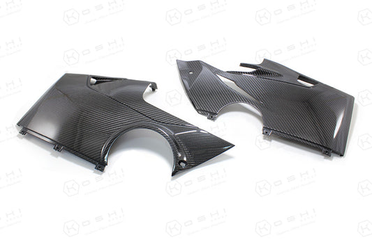 Ducati Panigale V4 S bottom side panels - Carbon Fibre