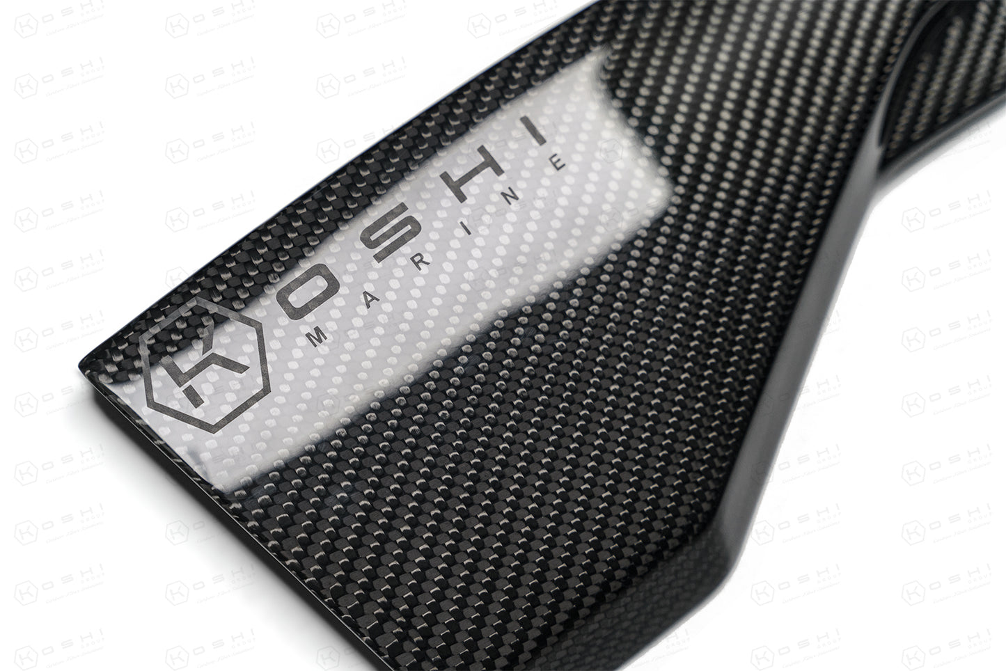 Carbon Fiber Engine Air Scoops for Mercury V8 Outboard, 500R, 450R, 300R, 300 VERADO - Carbon Fibre