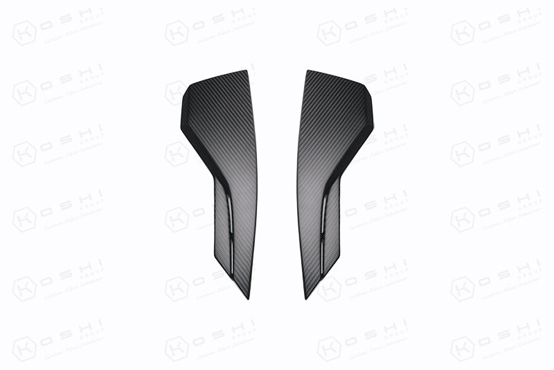 Carbon Fiber Engine Air Scoops for Mercury V8 Outboard, 500R, 450R, 300R, 300 VERADO - Carbon Fibre