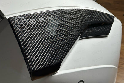 Carbon Fiber Engine Air Scoops for Mercury V8 Outboard, 500R, 450R, 300R, 300 VERADO - Carbon Fibre