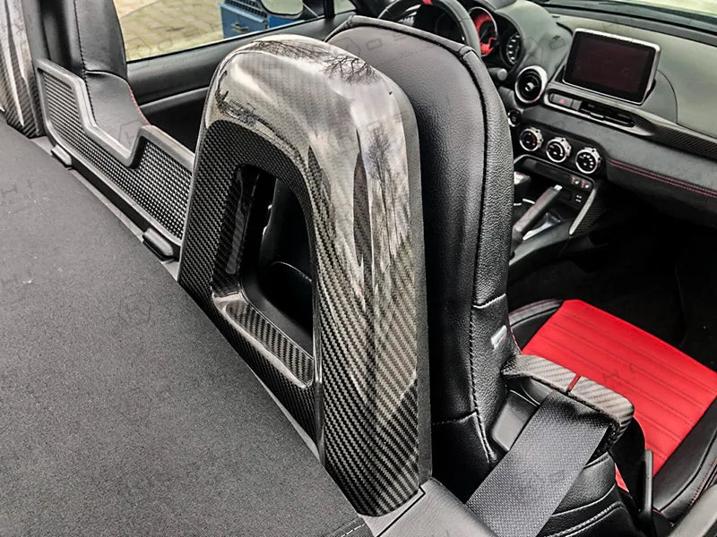 Abarth 124 Rear Seat Cover - Carbon Fibre - TMC Motorsport