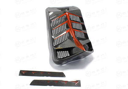 Harley Davidson V-ROD Central Intercooler / Radiator Frame - Carbon Fibre