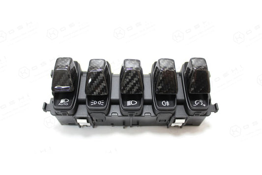 Lamborghini Huracan LP610-4 Spyder Multiple Light Switch Buttons - Carbon Fibre
