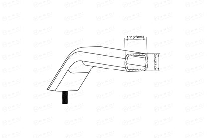 Carbon Fiber Handrail / Grab Handle - Carbon Fibre