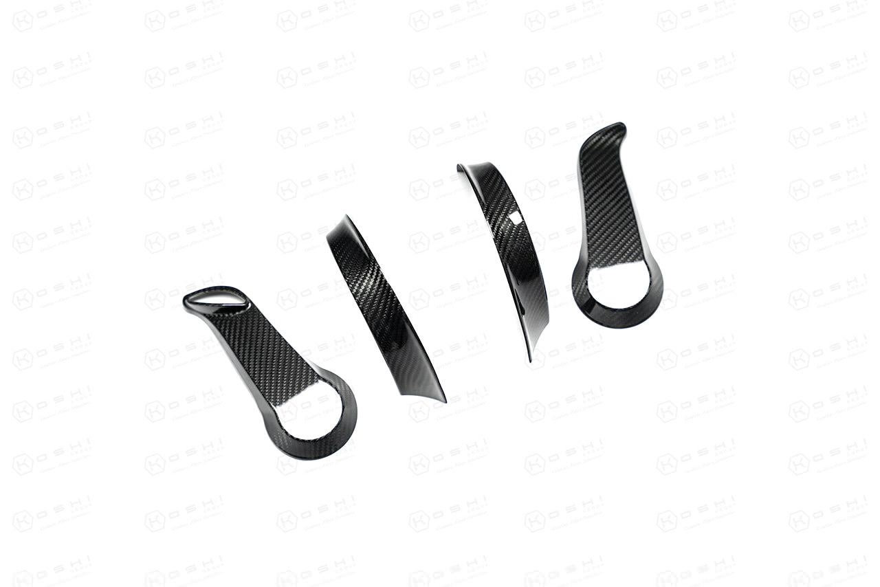 Mercury DTS Dual Handle Electronic Remote Control Throttle Cover - Carbon Fibre