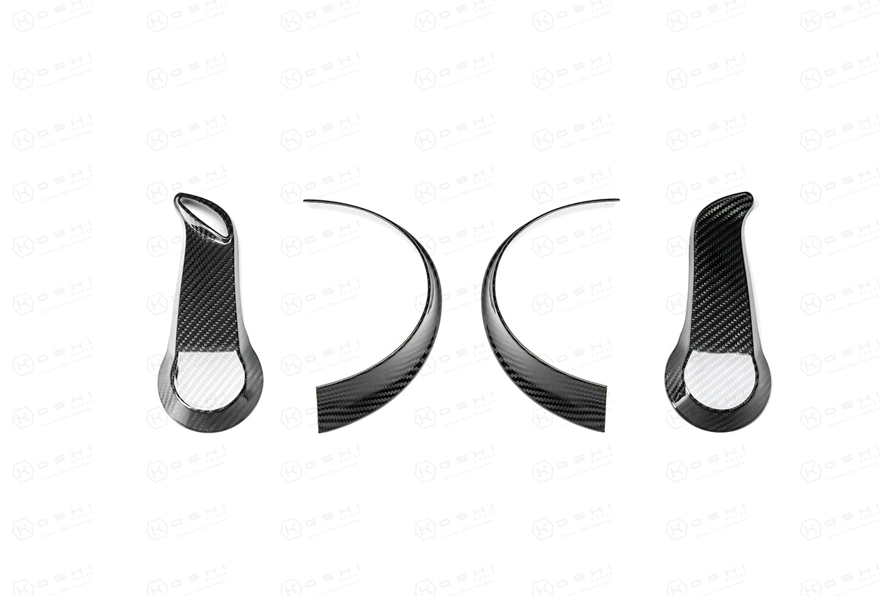 Mercury DTS Dual Handle Electronic Remote Control Throttle Cover - Carbon Fibre
