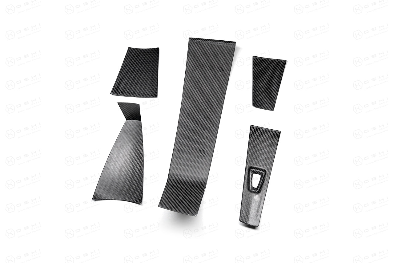 Mercury V8 Outboard Cowling Accent Panel Kit (500R, 450R, 300R, 300 VERADO) - Carbon Fibre