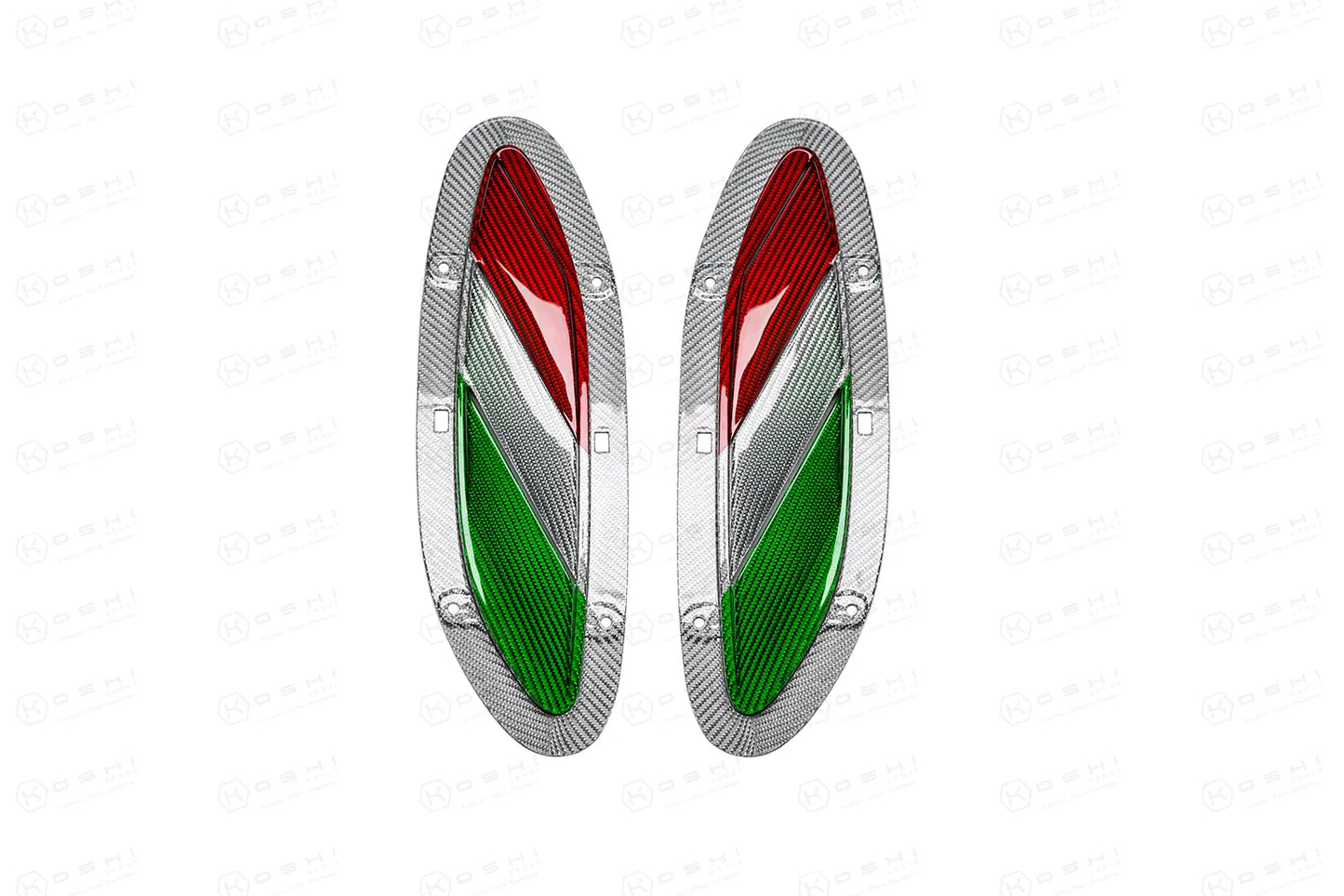 Alfa Romeo Giulia QV Hood Aggressive Air Intakes - Carbon Fibre