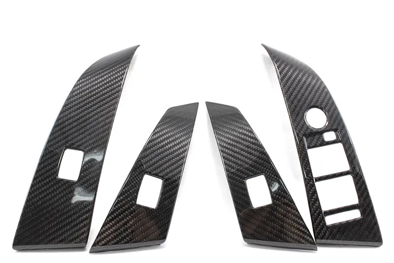 BMW E60 E61 Window Switch Cover RHD/UK - Carbon Fibre - TMC Motorsport