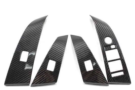 BMW E60 E61 Window Switch Cover RHD/UK - Carbon Fibre - TMC Motorsport
