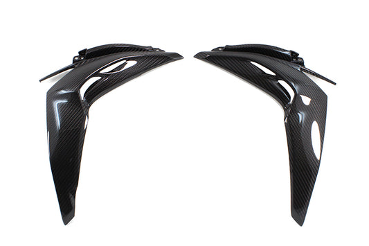 Kawasaki Z1000 side panels (large) - Carbon Fibre