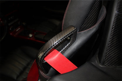 Mercedes Benz SLK R172 Seatbelt Holder Cover - Carbon Fibre