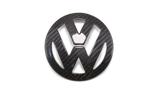VW Golf 5 mk5 Emblem Cover - Carbon Fibre