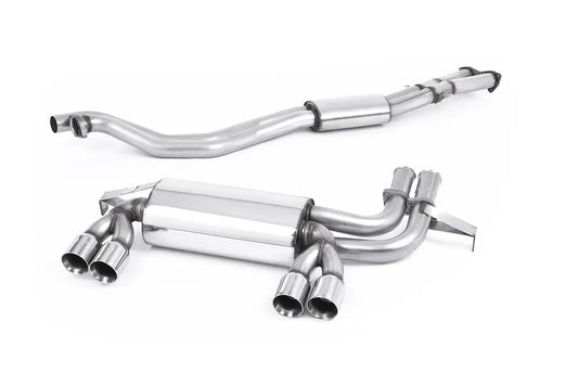BMW E46 M3/M3 CSL - Cat-Back Exhaust System with Quad Polished Trims