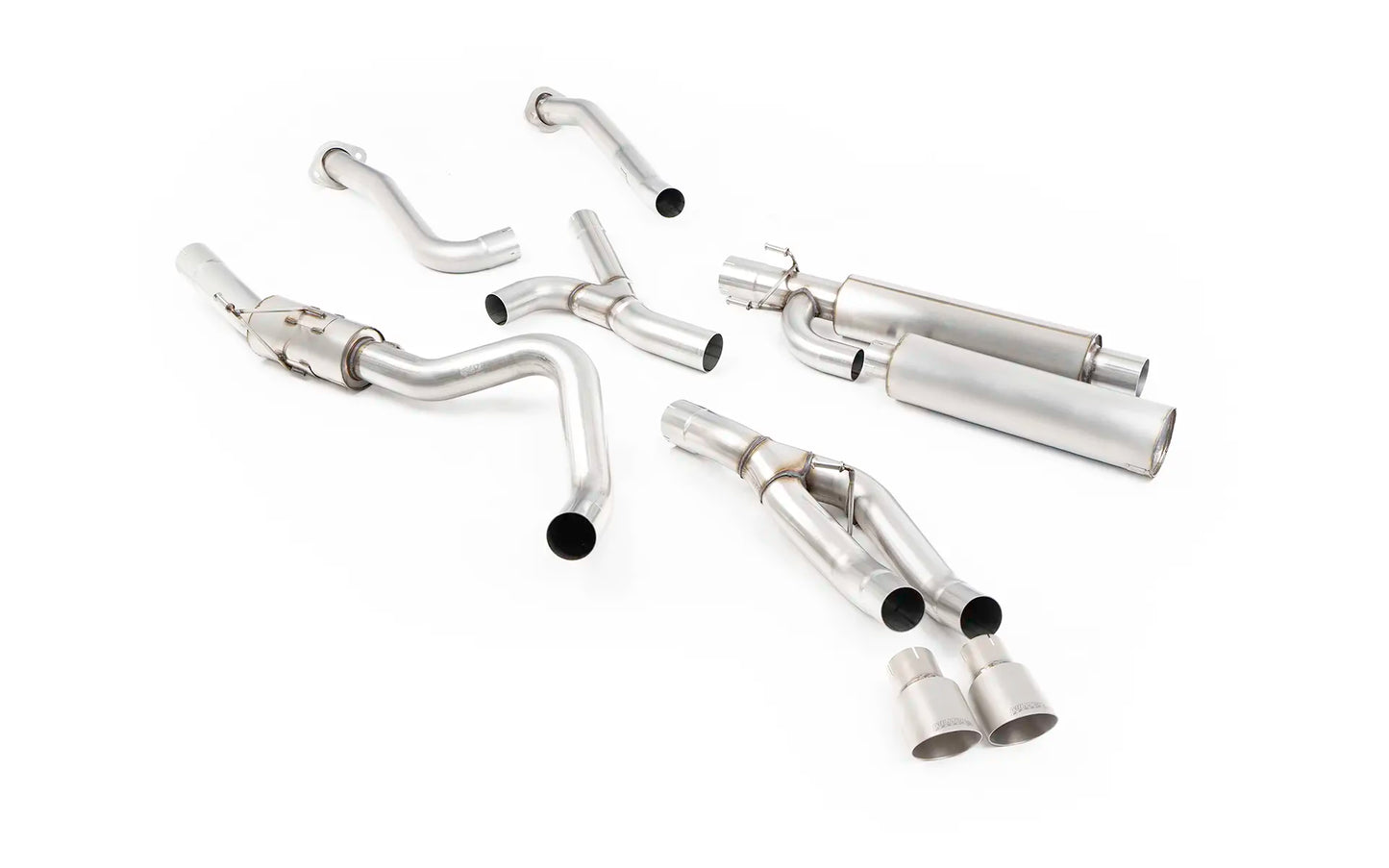 Toyota Tundra 3.5 V6 - Cat-Back with Brushed Titanium Tips