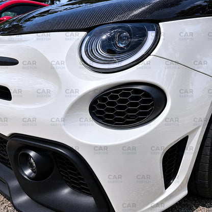 Abarth 595 Restyling / Facelift Front Air Ducts Honeycomb or Air Scoop DRL Delete