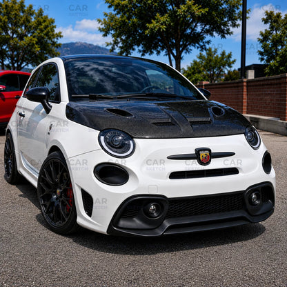 Abarth 595 Restyling / Facelift Front Air Ducts Honeycomb or Air Scoop DRL Delete