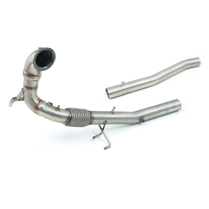 Cobra Sport VW Tiguan R (21>) Front Downpipe Sports Cat / De-Cat Performance Exhaust - TMC Motorsport