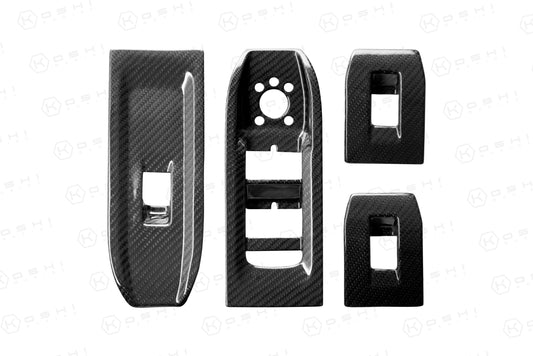 Lamborghini Urus Window Switch Control Panel Cover - Carbon Fibre