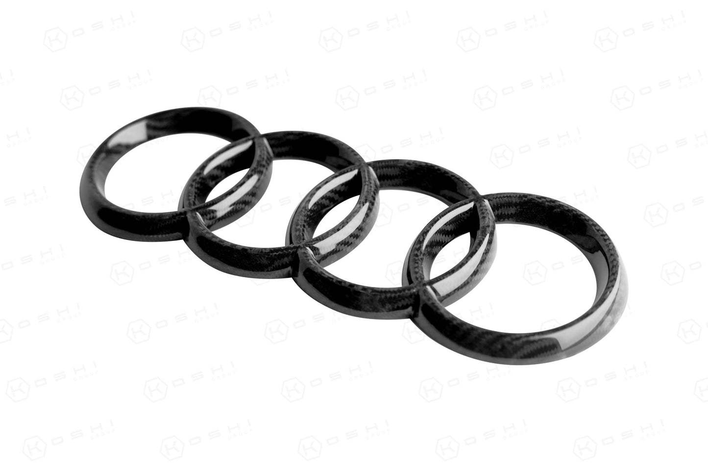 Audi Rear/Grille Emblem - Carbon Fibre