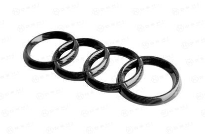 Audi Rear/Grille Emblem - Carbon Fibre