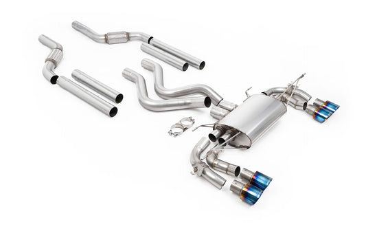 Land Rover Defender OCTA 4.4 V8 - Particulate Filter-back with Burnt/Blue Titanium Tips