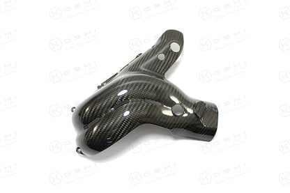 Ducati Panigale V4 S Exhaust protection cover - Carbon Fibre