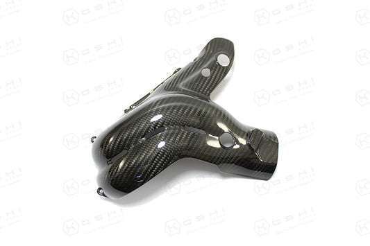 Ducati Panigale V4 S Exhaust protection cover - Carbon Fibre