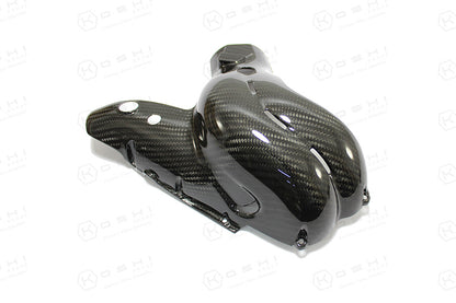Ducati Panigale V4 S Exhaust protection cover - Carbon Fibre