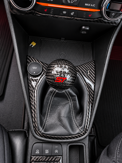 Car Enhancements UK - Real Carbon Fibre Gear Shifter Surround Trim (MK8 / MK8.5 Fiesta)