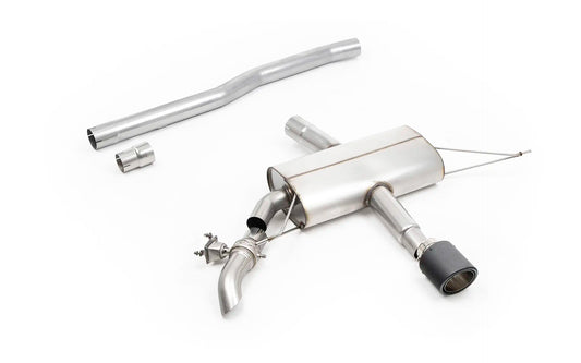 F66 Mini JCW - Non-Resonated Particulate Filter-back System with Carbon Tips