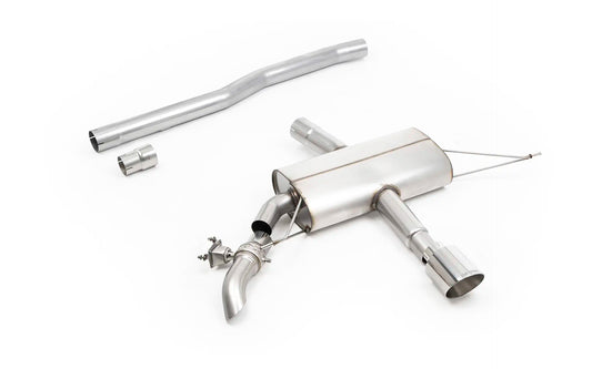 F66 Mini JCW - Non-Resonated Particulate Filter-back System with Polished Tips