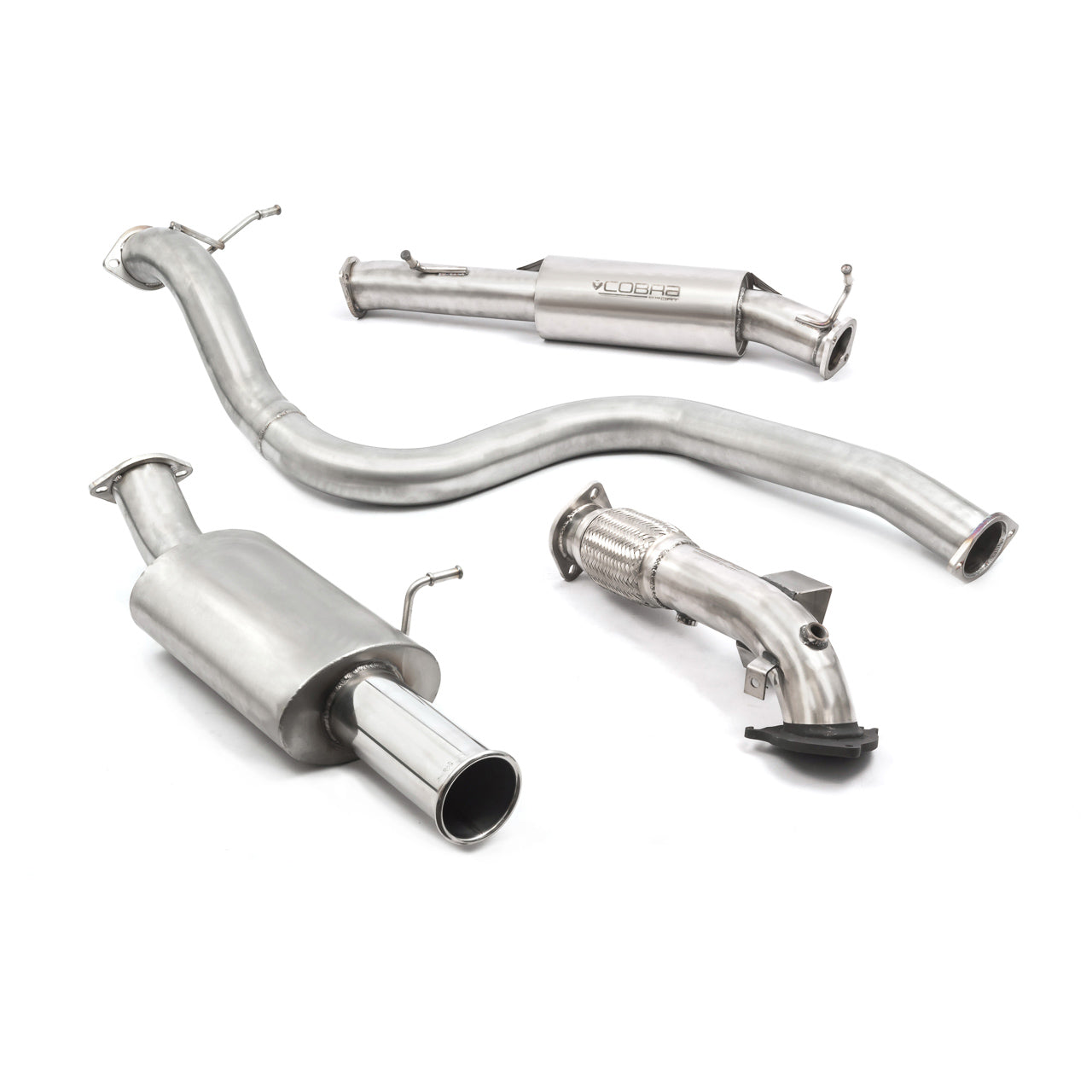 Cobra Sport Ford Fiesta (Mk7) ST 180/200 Turbo Back Performance Exhaust - TMC Motorsport