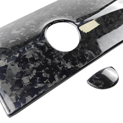 Abarth 500 / 595 / 695 Series 4 Carbon Fibre Glove Box Cover & Handle Cover