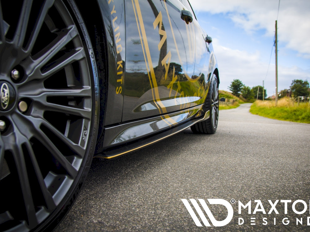 Maxton Design Side Splitters 'aero' Ford Focus MK3 RS