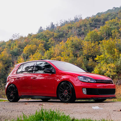 Volkswagen Golf GTI / GTD Mk6 2008-2012 Front Splitter in Gloss Black
