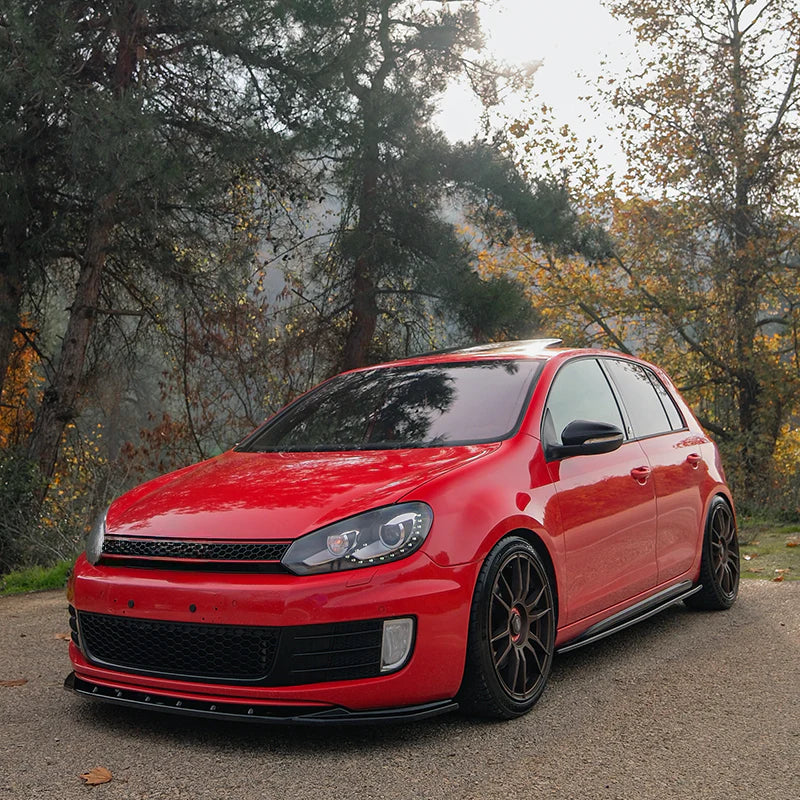 Volkswagen Golf GTI / GTD Mk6 2008-2012 Front Splitter in Gloss Black
