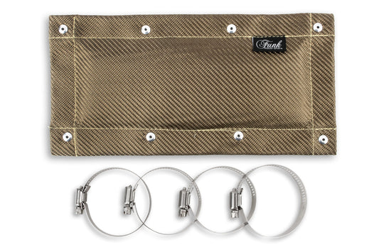 Funk Motorsport Clamp on Exhaust Heat Shield (Titanium or Carbon Fibre) - TMC Motorsport