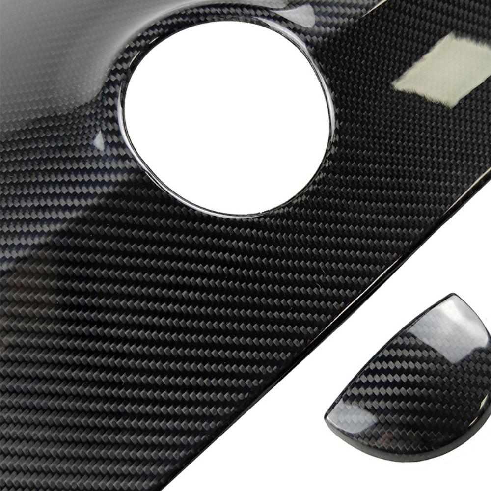 Abarth 500 / 595 / 695 Series 4 Carbon Fibre Glove Box Cover & Handle Cover