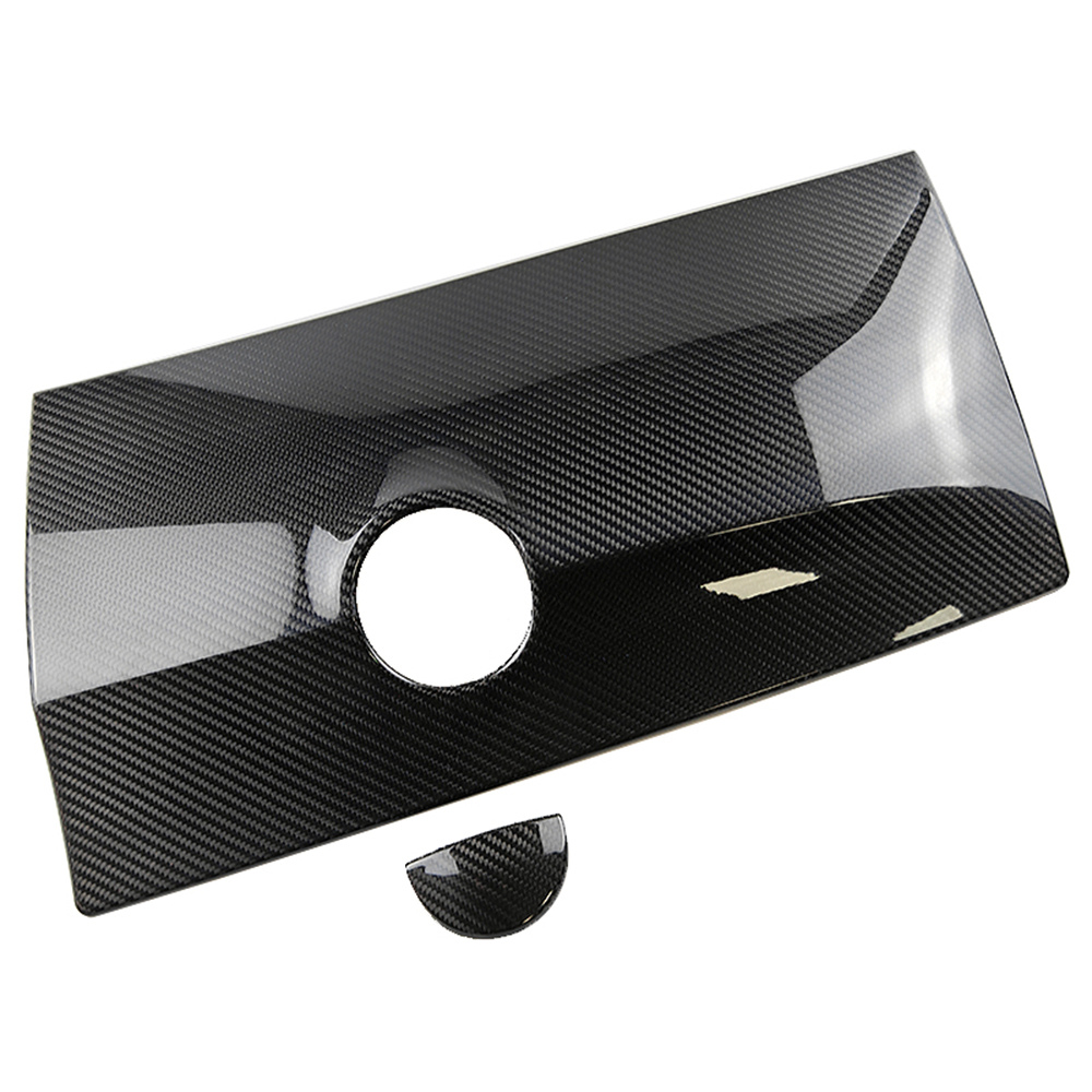 Abarth 500 / 595 / 695 Series 4 Carbon Fibre Glove Box Cover & Handle Cover