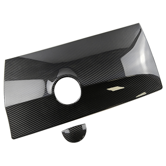 Abarth 500 / 595 / 695 Series 4 Carbon Fibre Glove Box Cover & Handle Cover